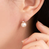 Mary Elegant Pearl Earrings ETRS4093