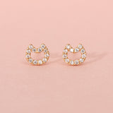 Even Cat Stud Earrings ENOM4132