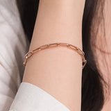 Simple Clip Chain Bracelet BLEM4064