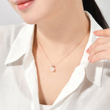 Fresh Water Pearl Dahlia Necklace NTRS4096