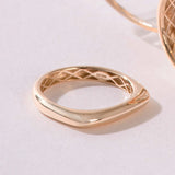 Soft Angle Bold Ring RRIC4984