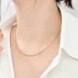 Hollow Rope Chain Necklace NJUS4072