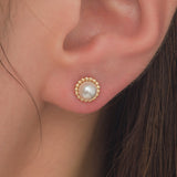 Raina Pearl Stud Earrings EAMM4554