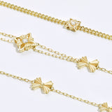 [DIA] [Magnolia]Floreo double line Bracelet BLKM4087L