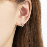 Lovely Heart Stud Earrings EMSM4958