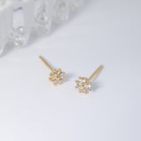 Mini Clover Stud Earrings ENOM4149