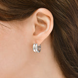 Plump Twoline Earrings ERIM1017