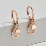 Modern Wave Hoop Earrings ETRM4409