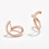 Curve Hoop Earrings EMSS4826