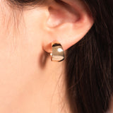 Hollow volume Stud Earrings EAMM4013