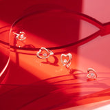 Lovesome Heart Diamond Earrings ELKM4125L