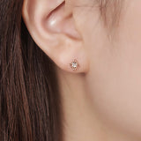 Shine Square Stud Earrings ETRM4148