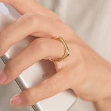 Soft Angle Bold Ring RRIC4984