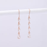 Brill Pear Cut Drop Earrings EMSM4947