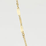 Curve Point chain Necklace NRTM4004