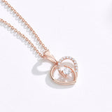 Overlap heart Pendant PTRM4061