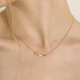 Flutter Lithe Gem Necklace NLKS4176