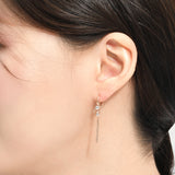 Bar Drop Hoop Earrings EYSM4003