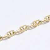 H Angled Chain Necklace -0.7 NFEM4019