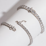 Silver Tennis Bracelet BOOM1015~6