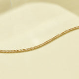 Silky cutting curve chain -0.5 Necklace NFEM4011