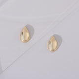 Pear Volume Stud Earrings EAMM0564