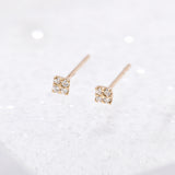 Mini Square Stud Earrings ENOM4141