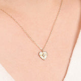 14k Gold Amy Heart Necklace NETM4202