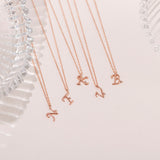 My Diamond Initial Necklace NONM4092D