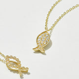 Lucky fish Two way Necklace NETM4221