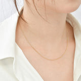 H Curve Chain Necklace -0.5 NFEM4018