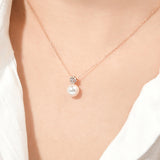 Fresh Water Pearl Dahlia Necklace NTRS4096