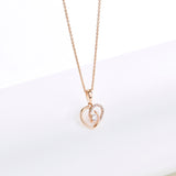 Overlap heart Pendant PTRM4061