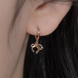 Grace Ribbon Huggie Earrings EETM4504