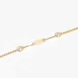 Curve Point chain Necklace NRTM4004