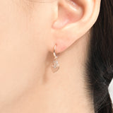 Double Heart Hoop Earrings ETRM4408