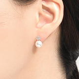 Fresh Water Pearl Dahlia Earrings ETRS4096