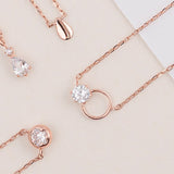 Double Round Necklace NTRM4039