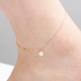 Smile Pendant Anklet FETM4009