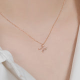 My Diamond Initial Necklace NONM4092D