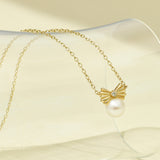 [Magnolia] Floreo twin pearl Necklace NLKS4197L