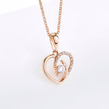 Overlap heart Pendant PTRM4061