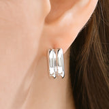 Plump Twoline Earrings ERIM1017