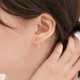 Curve Hoop Earrings EMSS4826