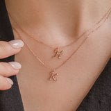 My Diamond Initial Necklace NONM4092D