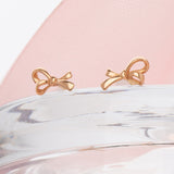 Berenes Ribbon Stud Earrings EETS4205