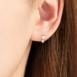 Cute Heart Stud Earrings ETRM4384