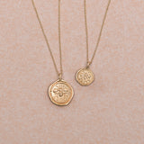 Behappy Large Coin Pendant Necklace NOBM4006