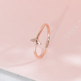 Birthstone Whale Tail Ring RJUS4018