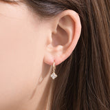 Twinkle Flower Huggie Earrings ETRM4378